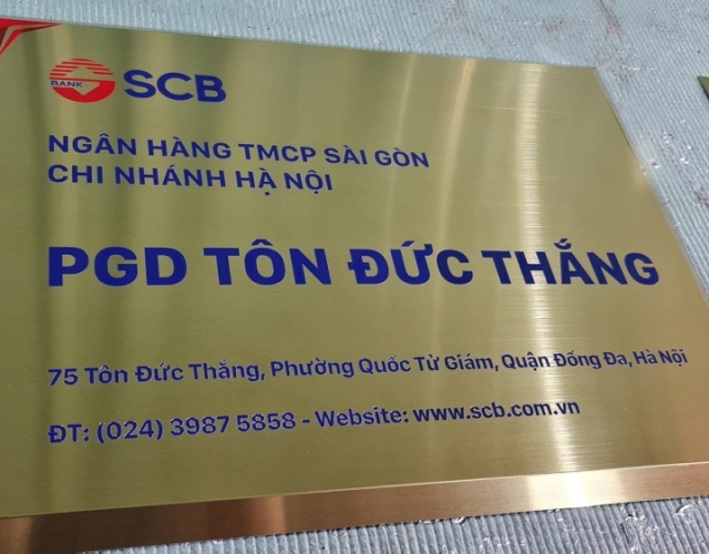 Làm bảng inox tại Biên Hòa – Đồng Nai