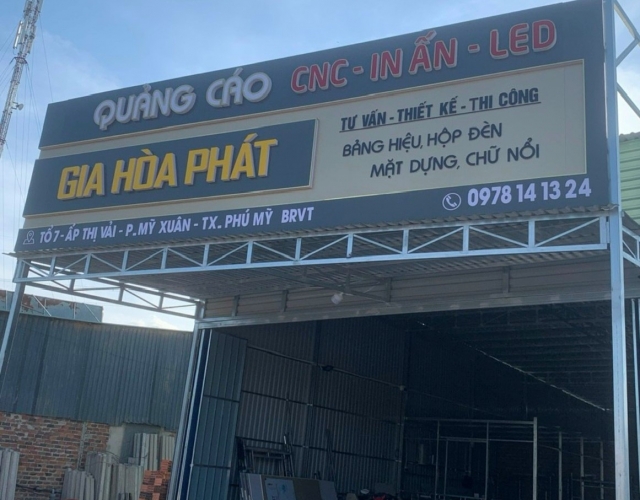 Thi công bảng quảng cáo tại Phú Mỹ – Bà Rịa – Vũng Tàu