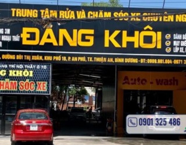 Thi Công Bảng Hiệu Rửa Xe Tại Biên Hòa