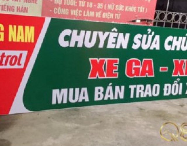 Thi Công Bảng Hiệu Sơn Sửa Xe Máy Tại Biên Hòa