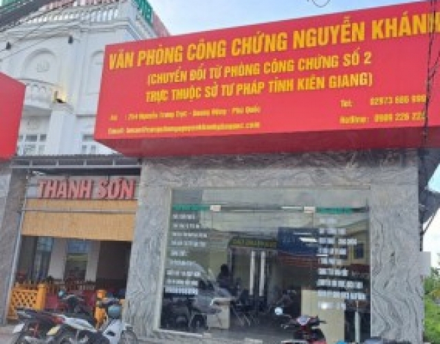 Thi Công Bảng Hiệu Văn Phòng Công Chứng Tại Đồng Nai