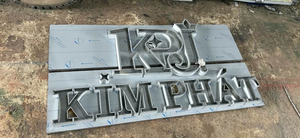 Gia công chữ inox giá rẻ tphcm