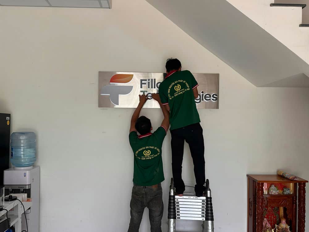 Làm bảng hiệu trọn gói, giá rẻ tphcm