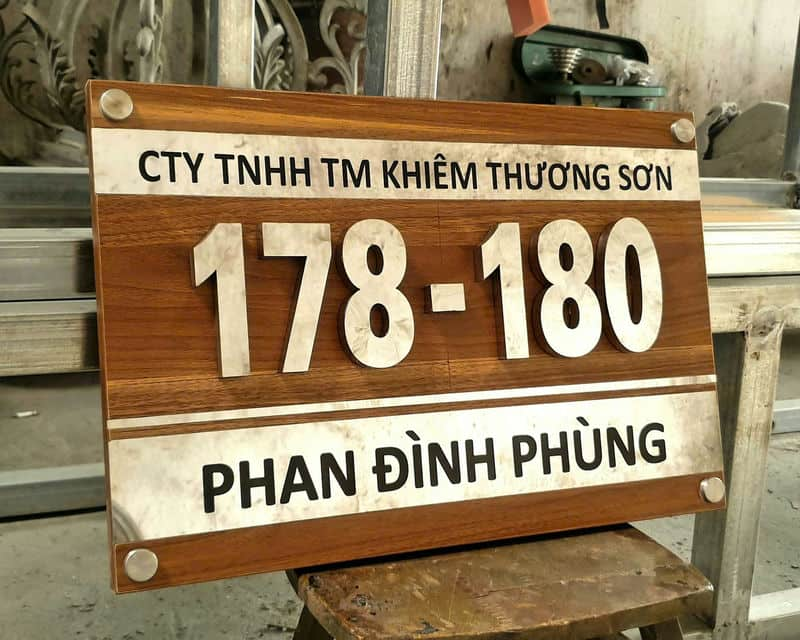 làm biển số nhà vũng tàu