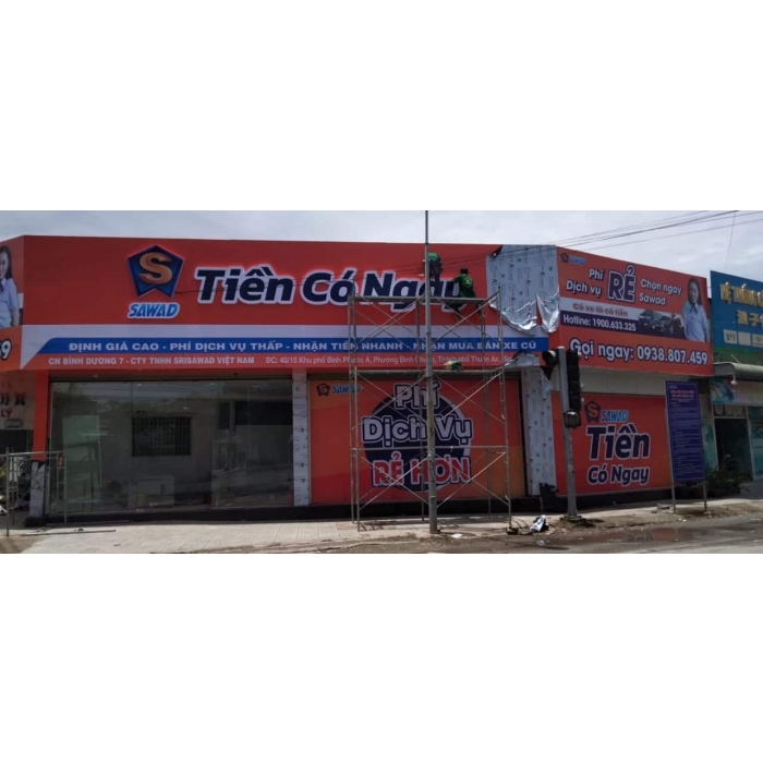 Làm bảng hiệu Dĩ An