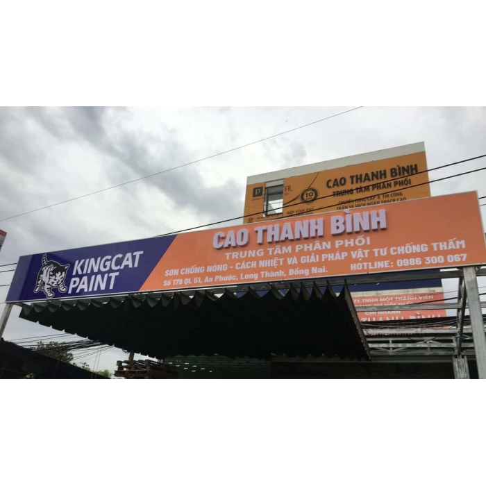 Bảng hiệu alu Long Thành