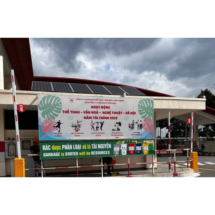 Thi công bảng hiệu Long Thành Công ty Ajinomoto