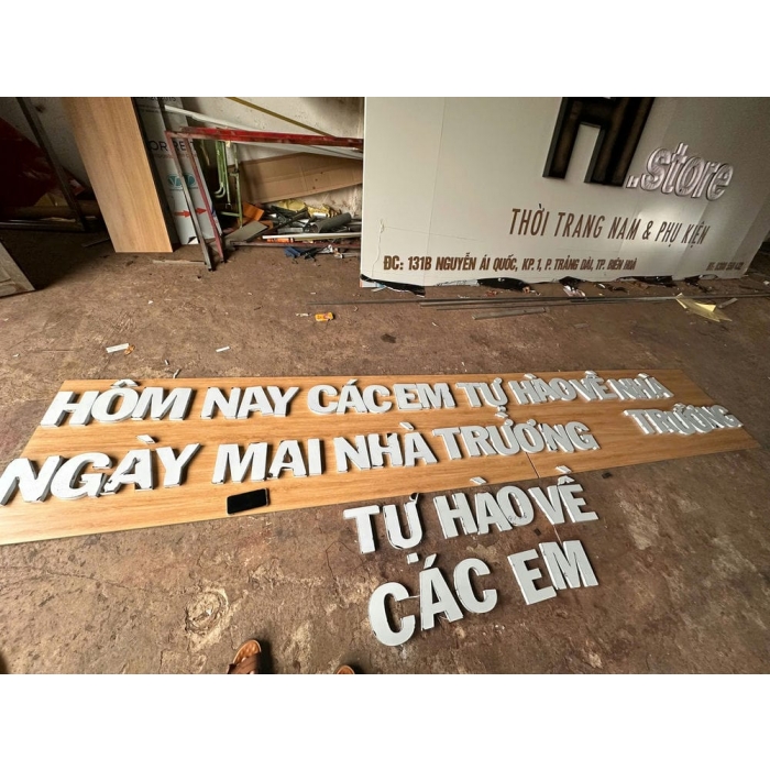 Làm chữ inox Bình Tân HCM | Giá Rẻ | Uy Tín
