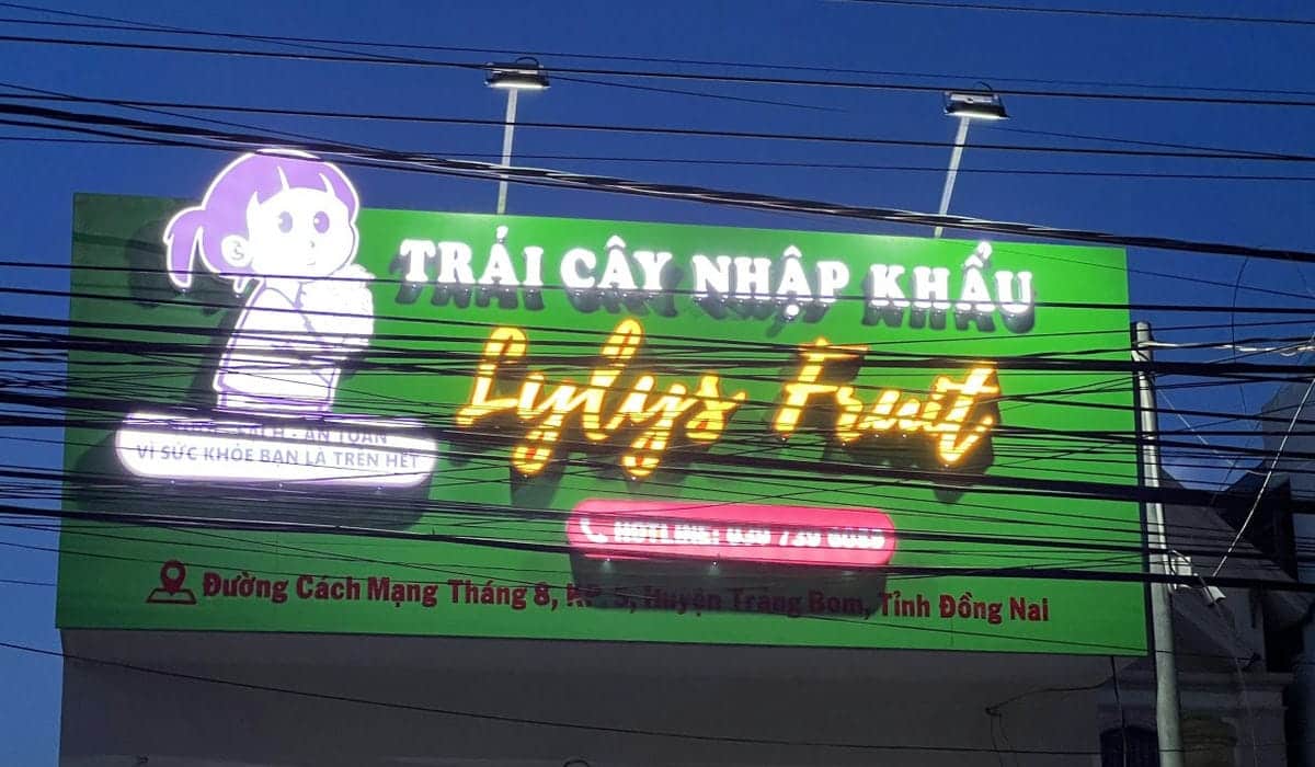 Làm bảng hiệu giá rẻ tại Biên Hòa Đồng Nai