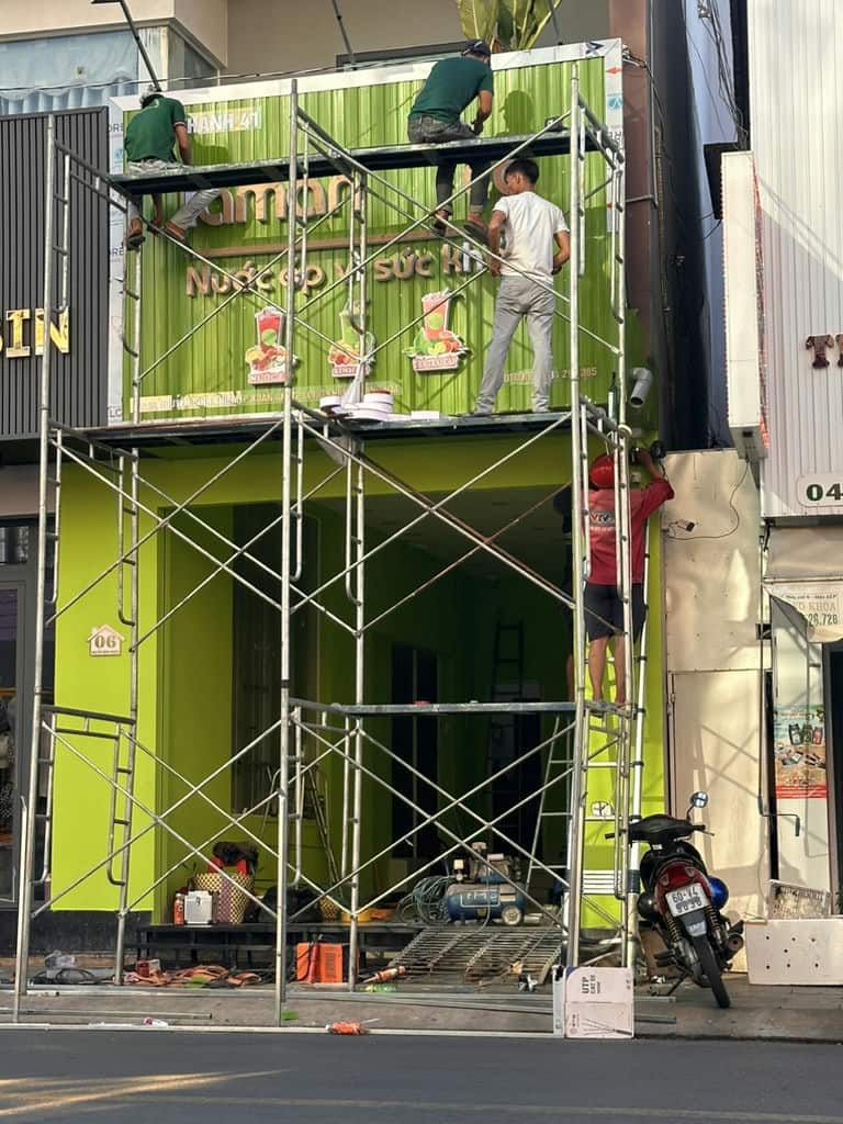 Thi Công Bảng Hiệu Quảng Cáo Phường Tân Vạn