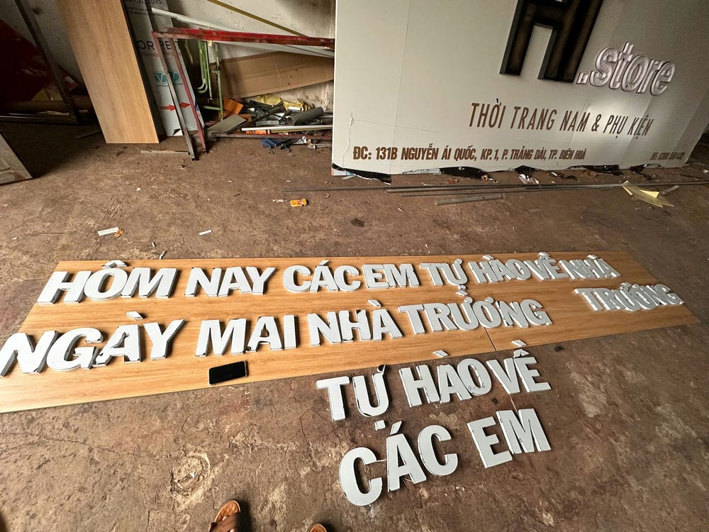 Làm chữ inox quận 2