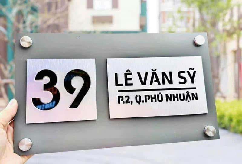 Làm biển số nhà quận 2