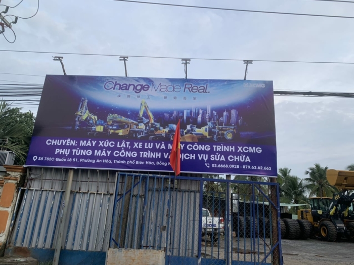 Thay bạt quảng cáo QL 51 Long Bình Tân 2 In bạt quảng cáo biên hòa