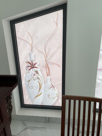 Tranh Decal Dán Kính Tại Biên Hòa 2 tranh dan kieng long thanh