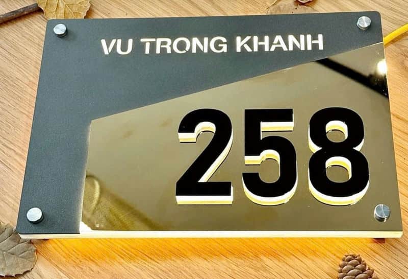 Làm bảng số nhà