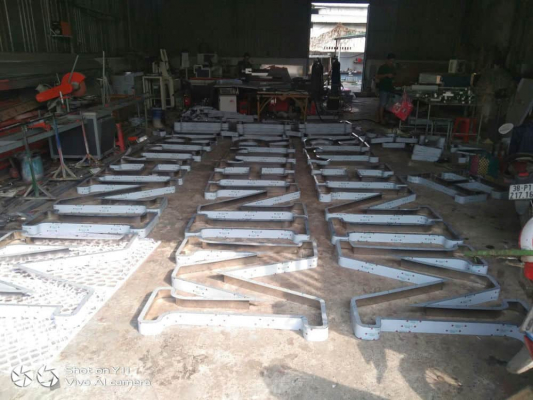 Gia công chữ inox uy tín giá rẻ ở Cẩm Mỹ Đồng Nai